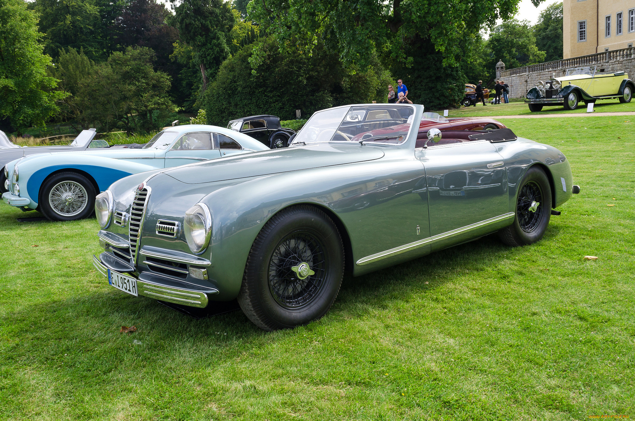 alfa romeo 6c 2500 ss pinin farina cabriolet 1950, ,    , , , , 